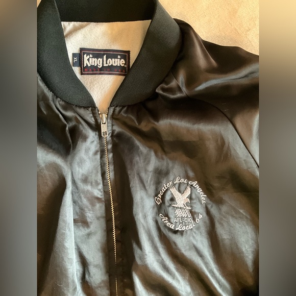 VINTAGE Los Angeles Area Local Graphic Wind Breaker Jacket Made in USA - Picture 3 of 6